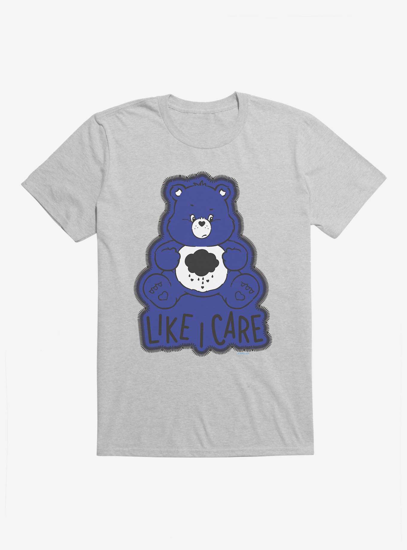 Care Bears Grumpy Bear In Blue Like I Care T-Shirt, , hi-res