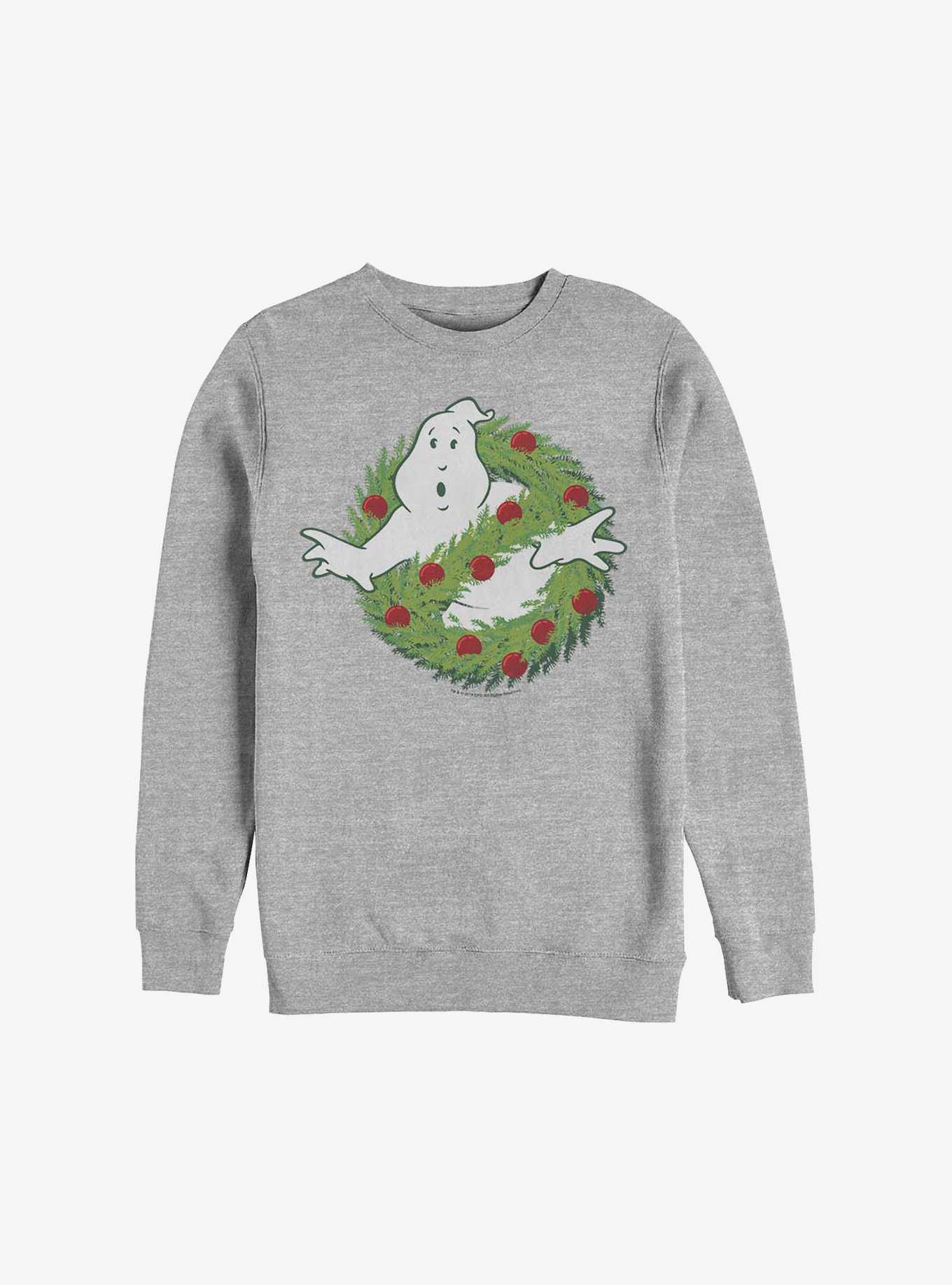 Ghostbusters Holiday Logo Sweatshirt, ATH HTR, hi-res