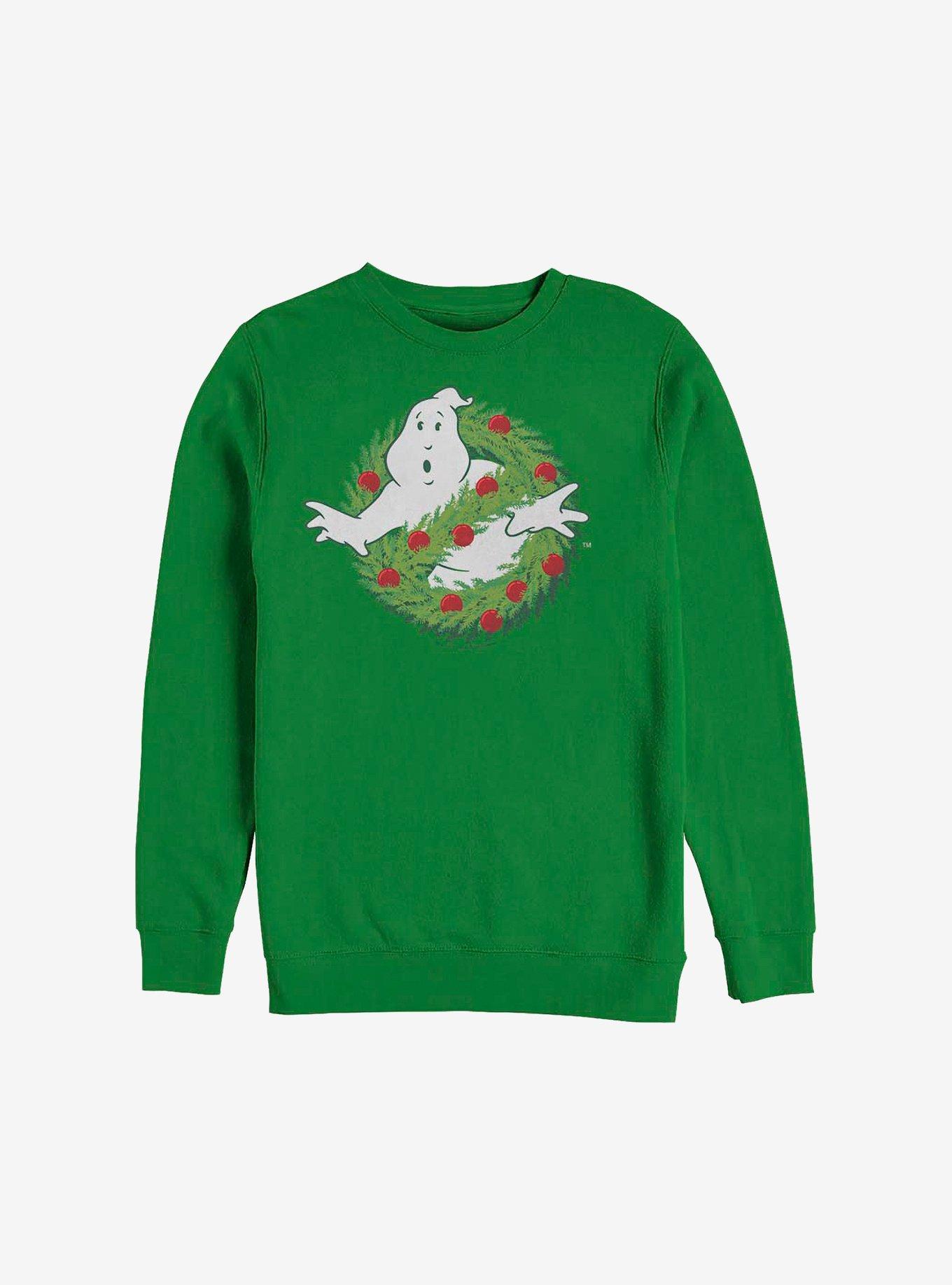 Ghostbusters Holiday Logo Sweatshirt, KELLY, hi-res