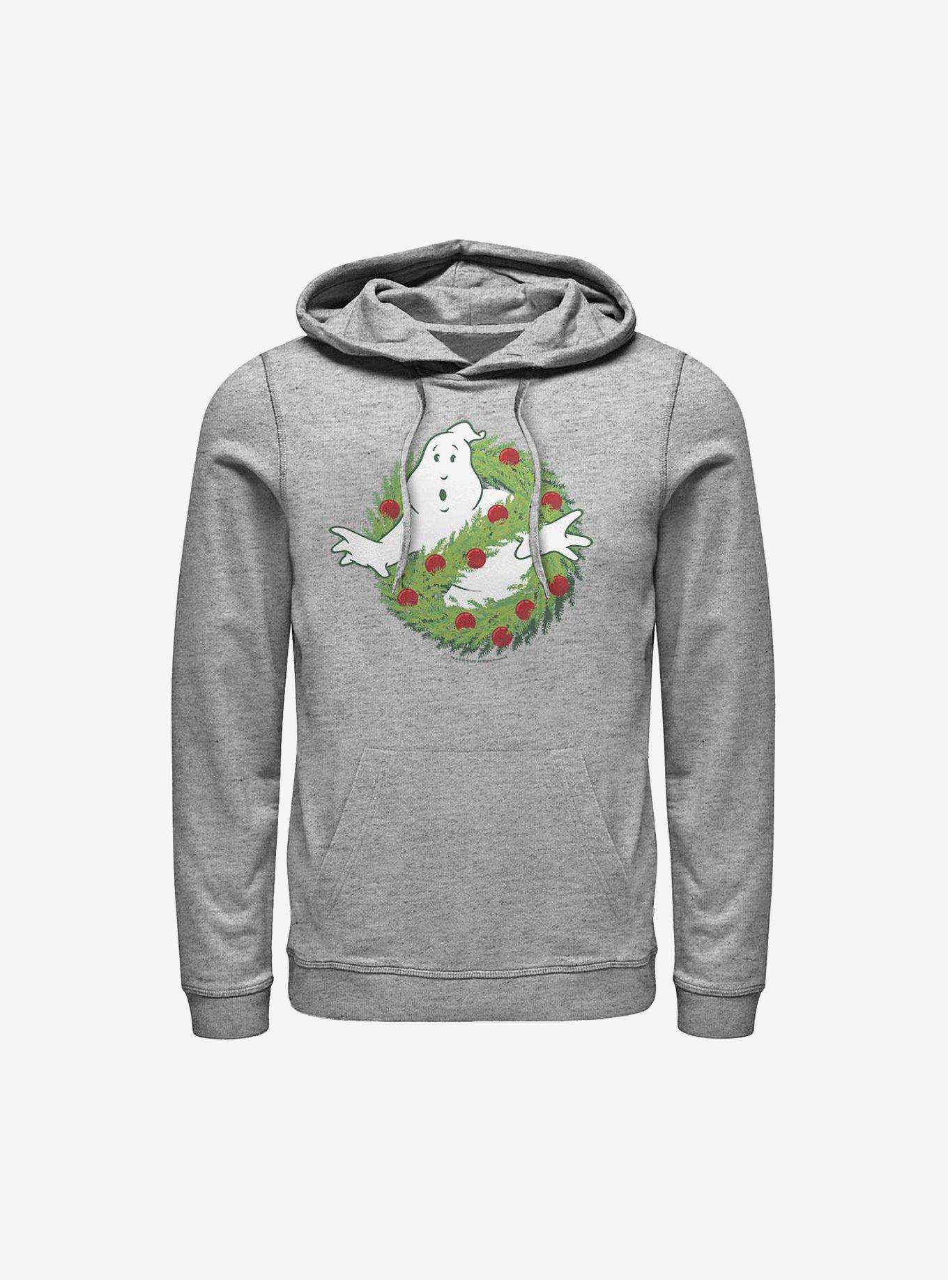 Ghostbusters Holiday Logo Hoodie, ATH HTR, hi-res