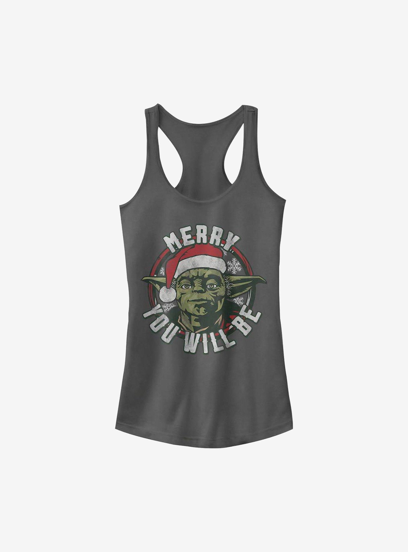 Star Wars Believe You Must Holiday Girls Tank Top, CHARCOAL, hi-res