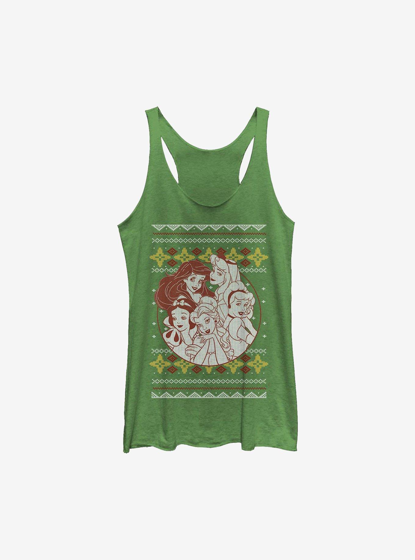 Disney Princesses Princess Holiday Girls Tank, ENVY, hi-res