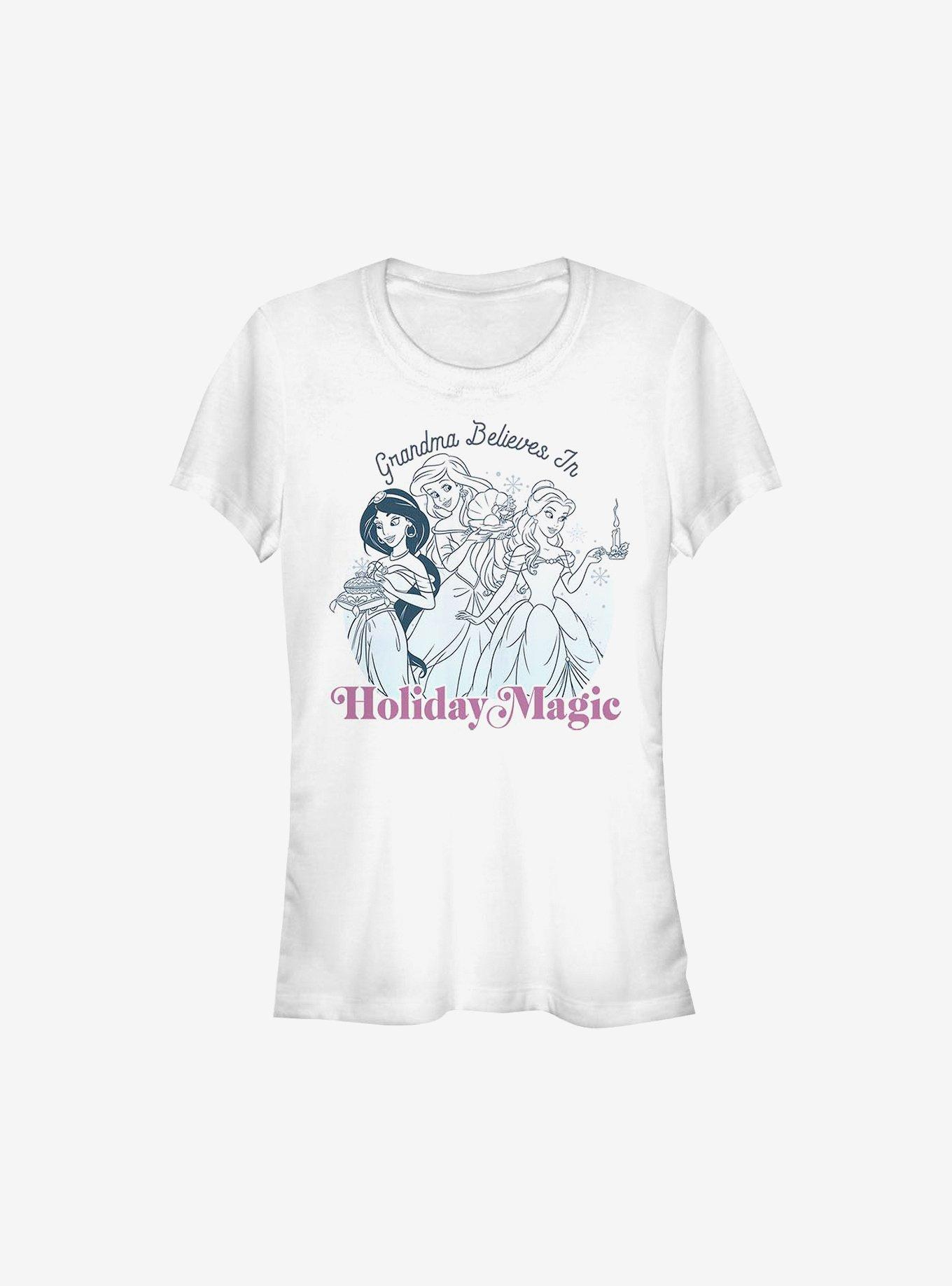 Disney Princesses Holiday Magic Grandma Girls T-Shirt