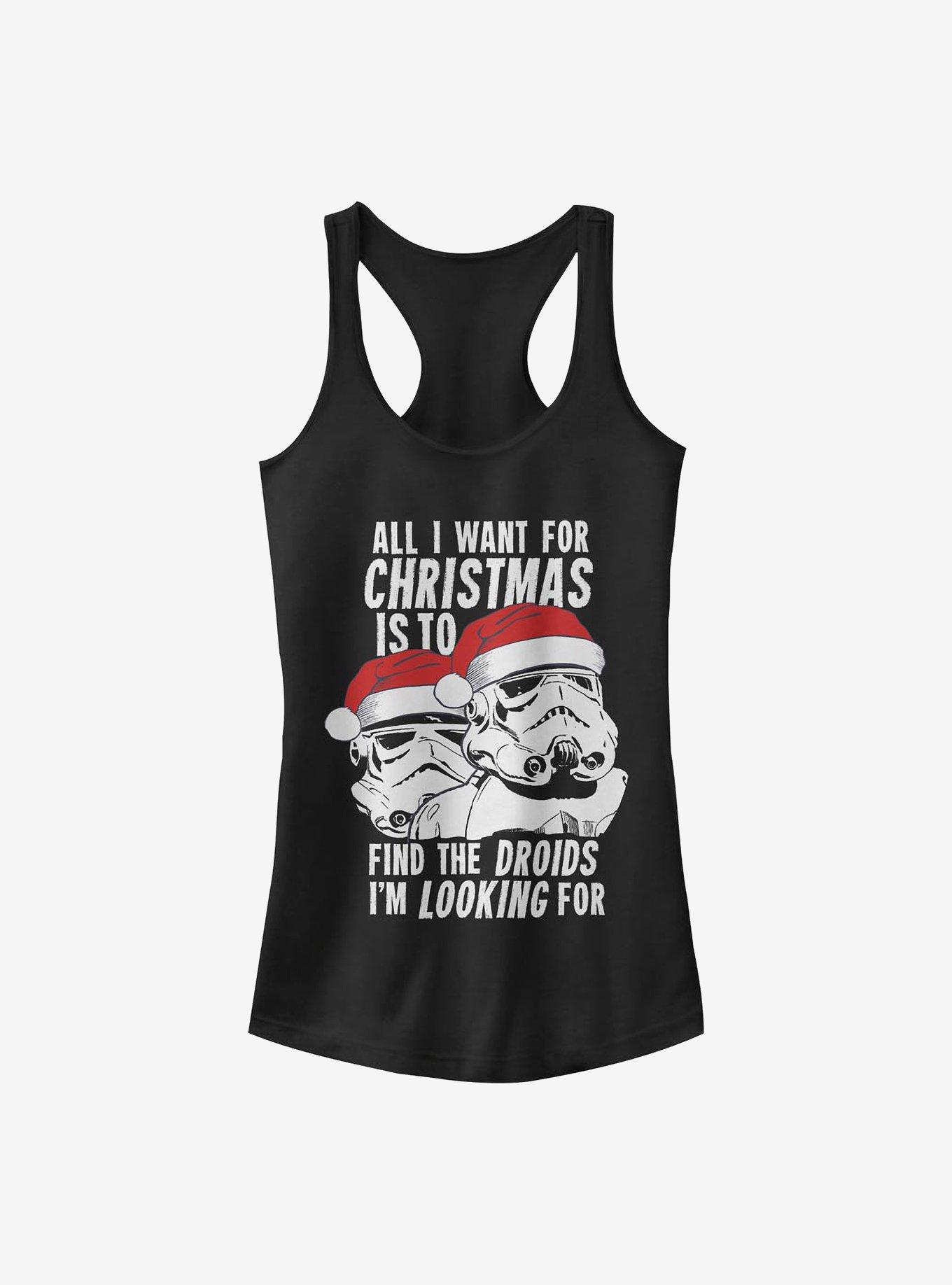 Star Wars Droids I'm Looking For Holiday Girls Tank, , hi-res