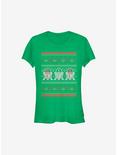 Star Wars Droid Christmas Pattern Girls T-Shirt, KELLY, hi-res