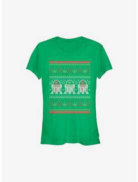 Star Wars Droid Christmas Pattern Girls T-Shirt, , hi-res