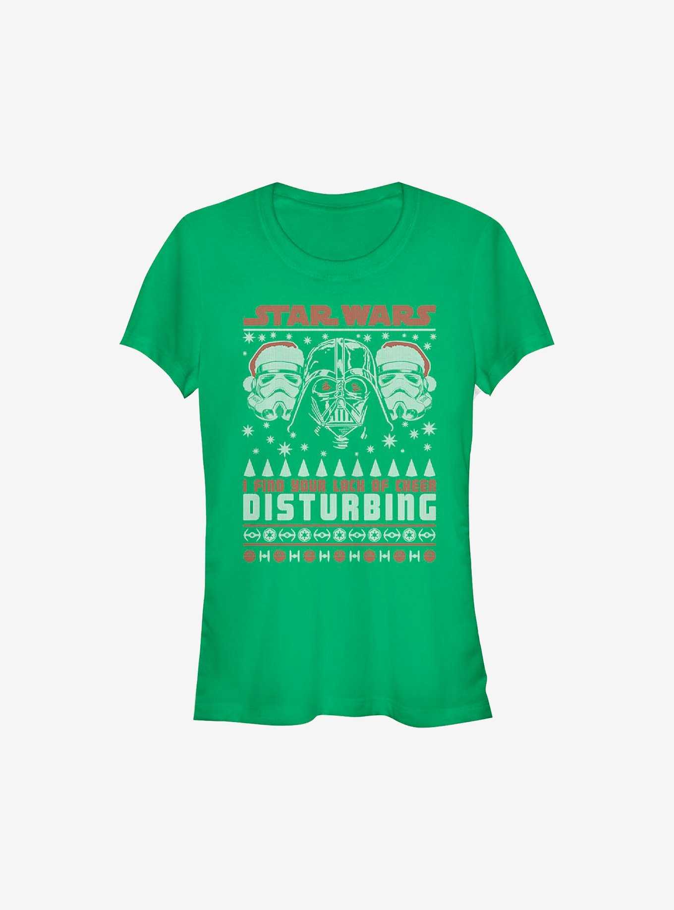 Star Wars Disturbing Ugly Christmas Sweater Girls T-Shirt, , hi-res
