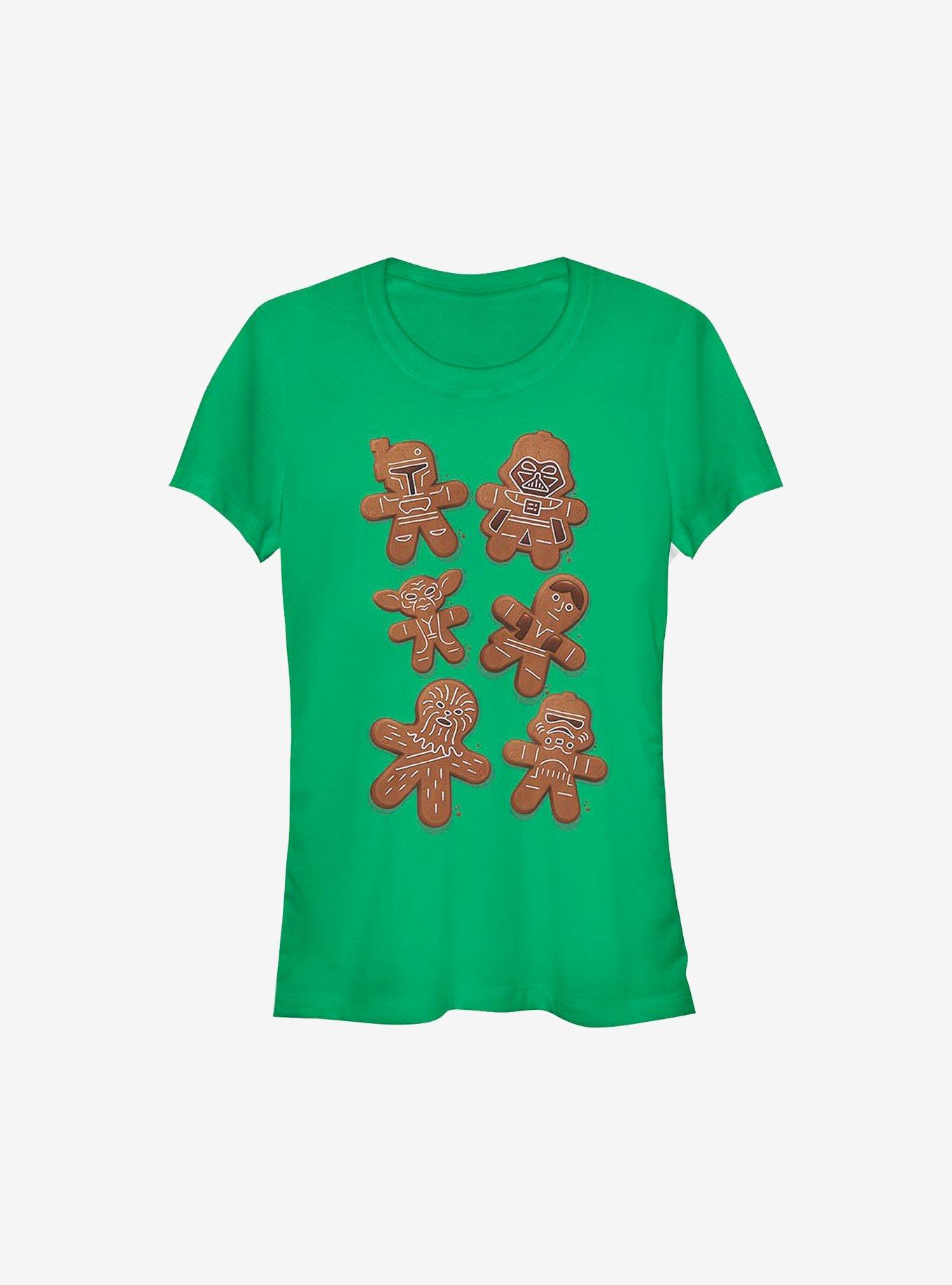 Star Wars Gingerbread Wars Holiday Girls T-Shirt, KELLY, hi-res