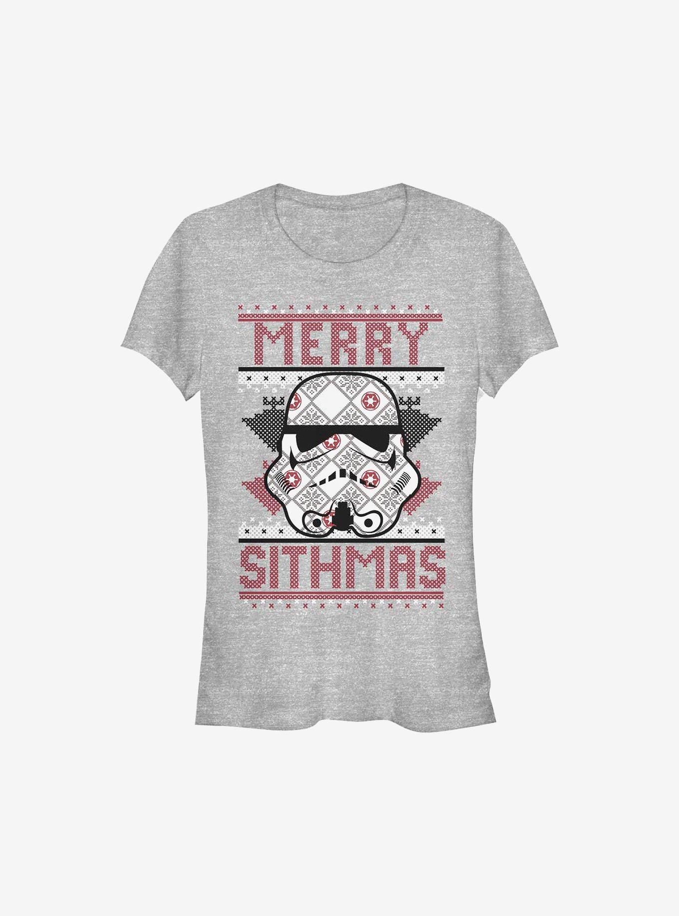 Star Wars Merry Sithmas Ugly Christmas Sweater Girls T-Shirt