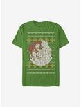 Disney Princesses Group Christmas Print T-Shirt, KELLY, hi-res