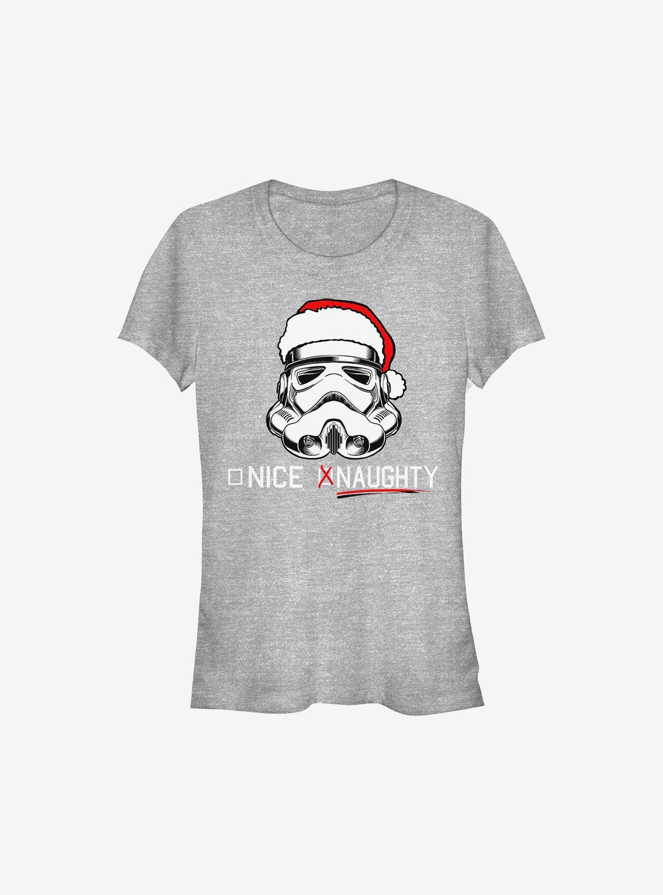 Star Wars Trooper List Holiday Girls T-Shirt, ATH HTR, hi-res