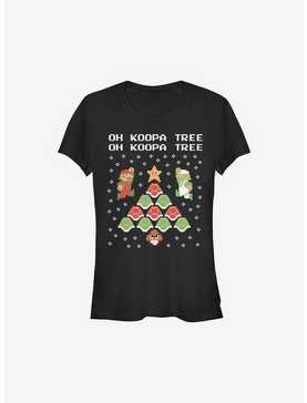 Super Mario Koopa Tree Holiday Girls T-Shirt, , hi-res