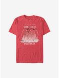 Disney Princesses Shine Bright From Uncle Holiday T-Shirt, RED HTR, hi-res