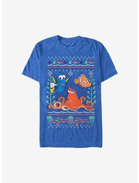Disney Pixar Sea Christmas Pattern Sweater T-Shirt, , hi-res
