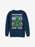 Star Wars Galactic Tree Ugly Christmas Sweater Sweatshirt, NAVY, hi-res