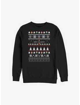 Super Mario Happy Holidays Ugly Christmas Sweater Sweatshirt, , hi-res
