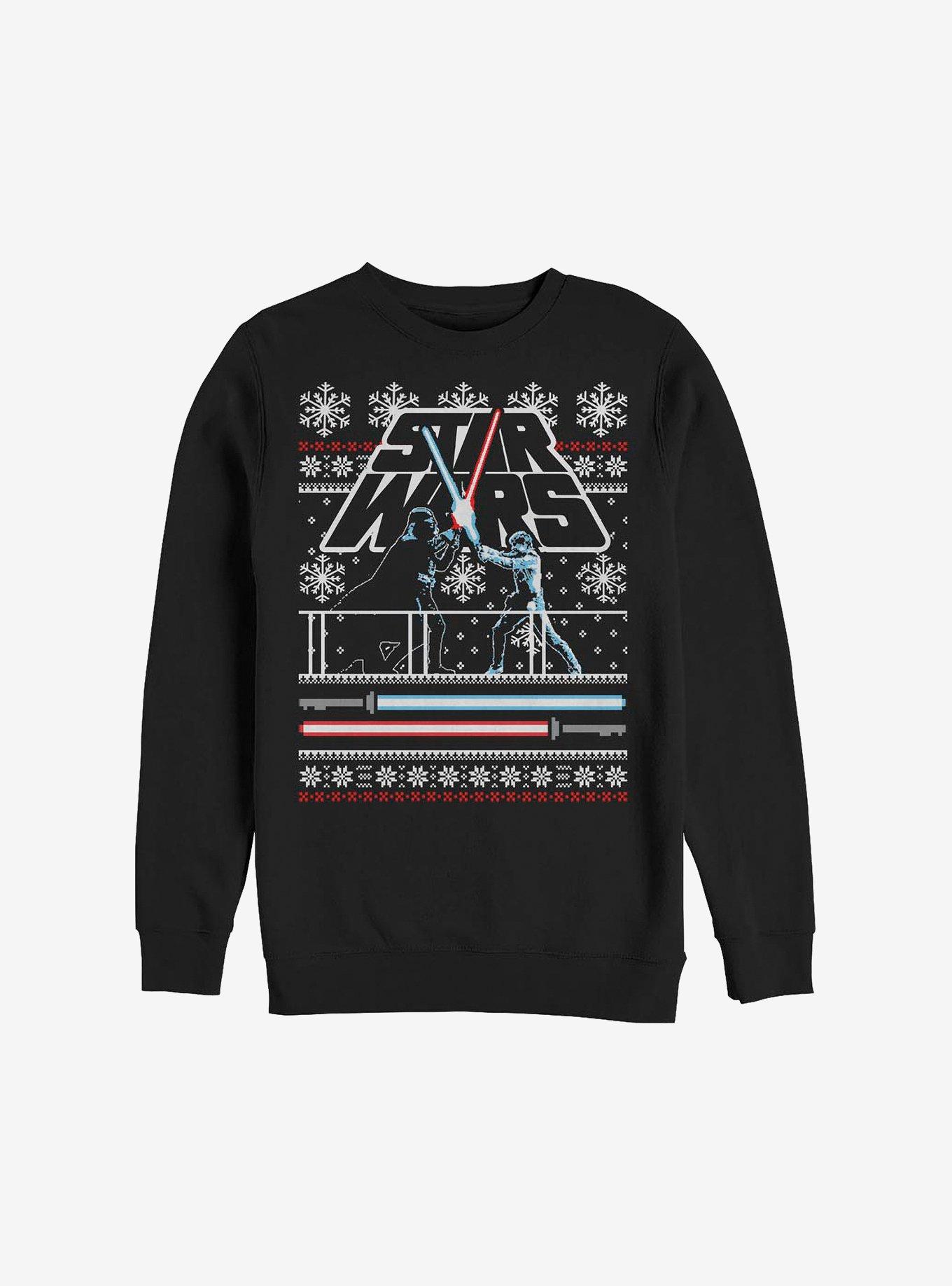 Star Wars Holiday Face Off Ugly Christmas Sweater  Sweatshirt