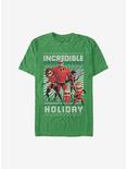 Disney Pixar The Incredibles Christmas Pattern T-Shirt, KEL HTR, hi-res
