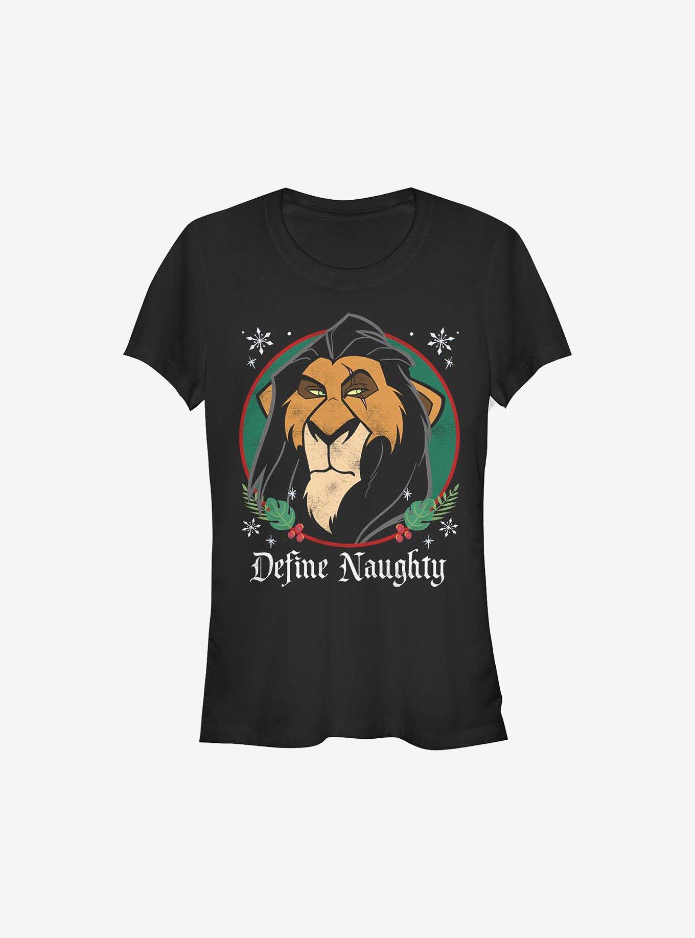 Disney The Lion King Define Naughty Holiday Girls T-Shirt, , hi-res