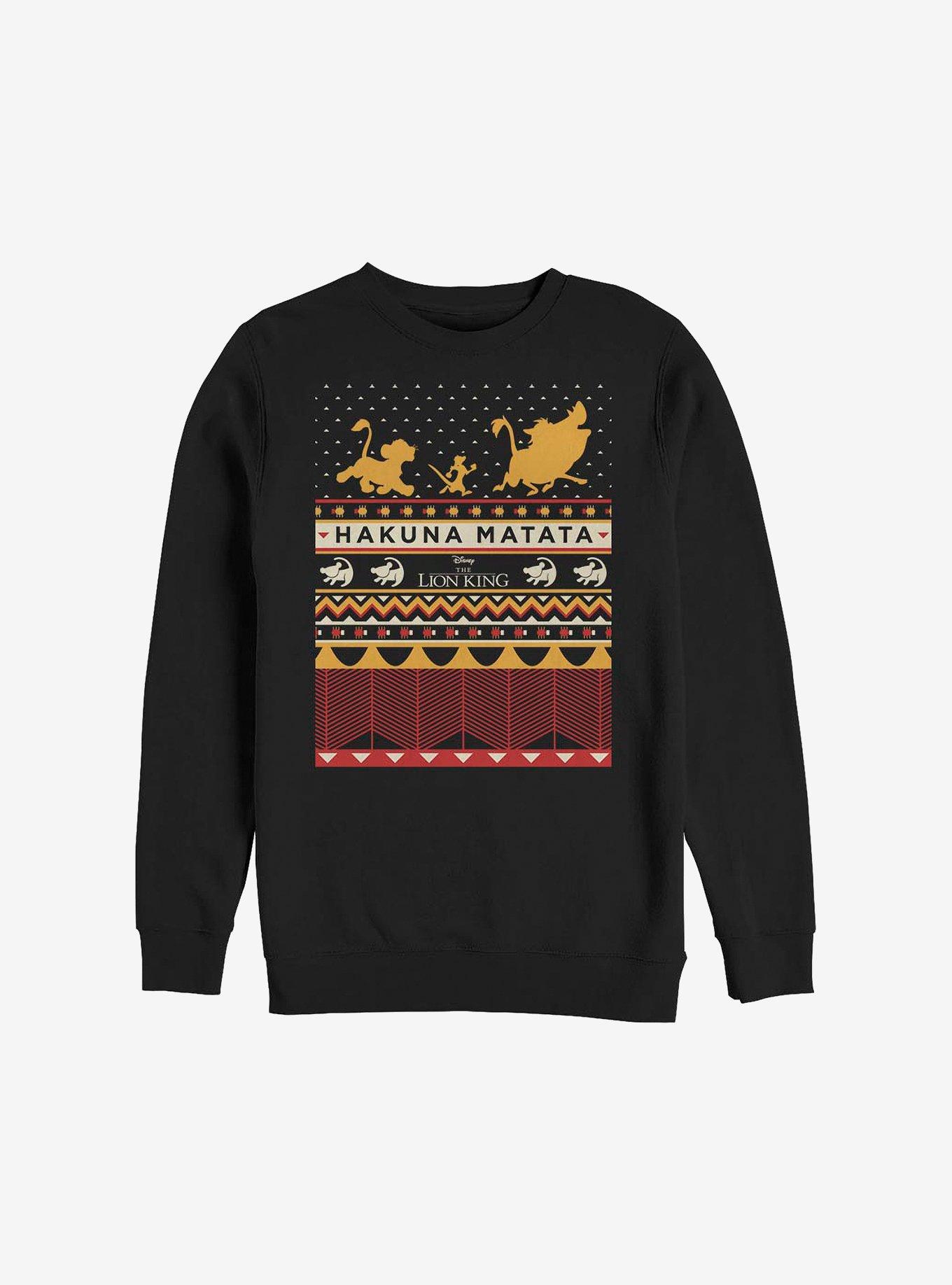 The lion shop king christmas jumper