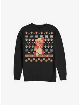 Super Mario Holiday Pixels Sweatshirt, , hi-res