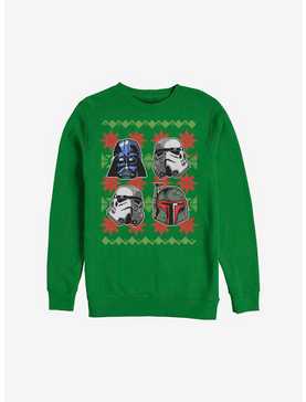 Star Wars Holiday Faces Christmas Pattern Sweatshirt, , hi-res