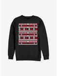 Star Wars Holiday Zags Simplified Ugly Christmas Sweater Sweatshirt, BLACK, hi-res