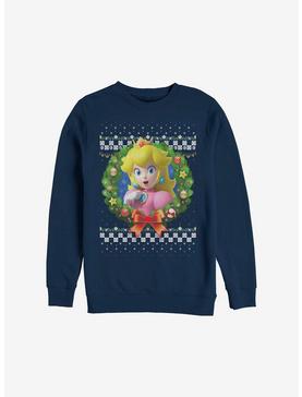 Super Mario Luigi Peach Holiday Sweatshirt, , hi-res