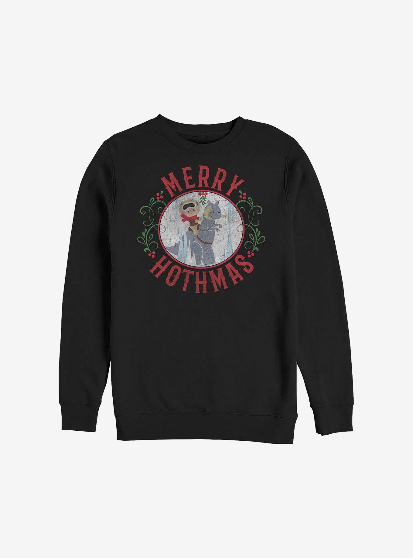Star Wars Merry Hothmas Holiday Sweatshirt, BLACK, hi-res