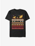 Disney The Lion King Hakuna My Knits Ugly Christmas Sweater T-Shirt, BLACK, hi-res