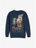 Disney Snow White Bashful Christmas Sweatshirt, NAVY, hi-res