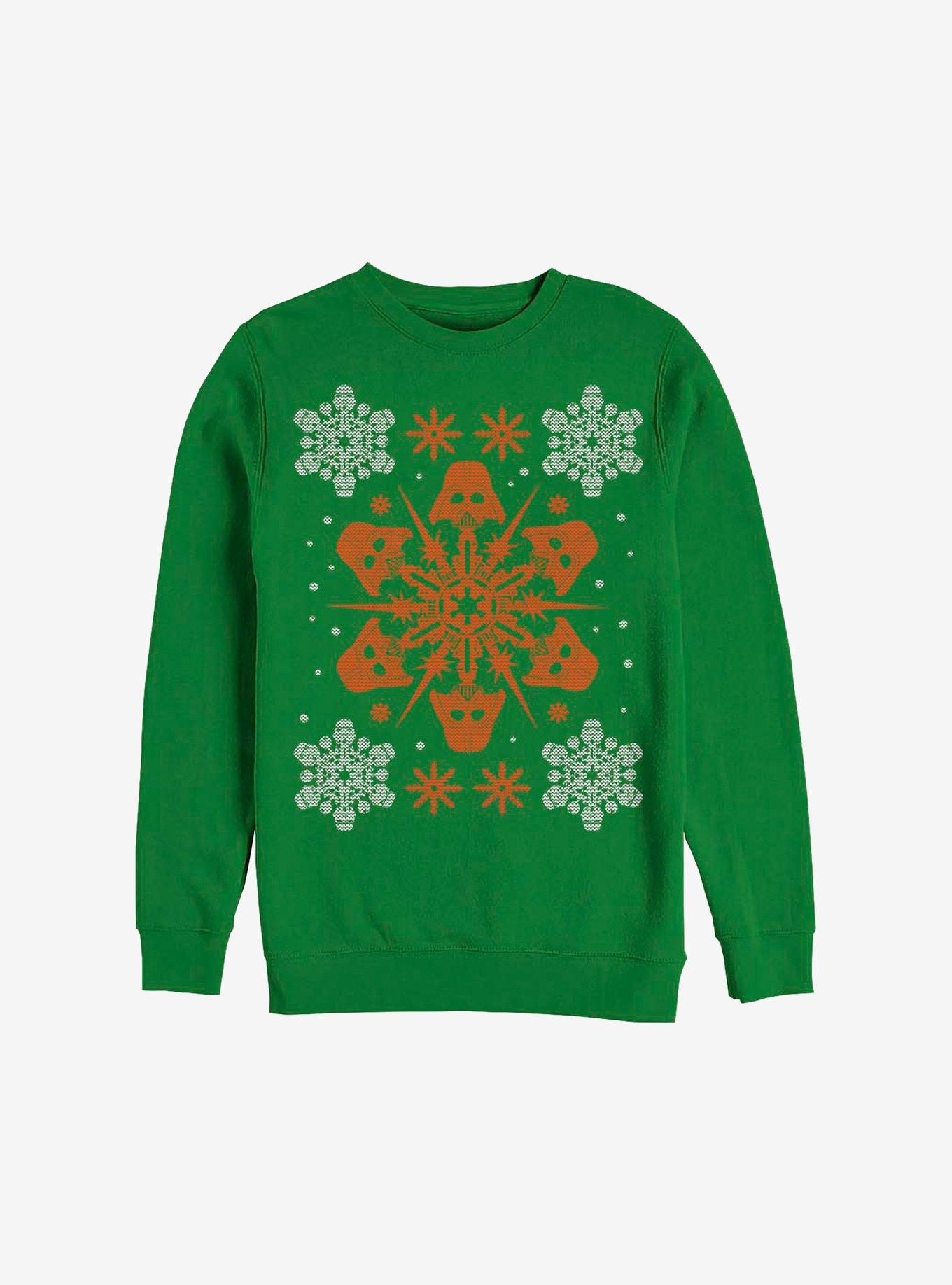 Star Wars Vader Holiday Christmas Print Sweatshirt, KELLY, hi-res