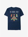 Super Mario Koopa Holiday Tree T-Shirt, NAVY, hi-res