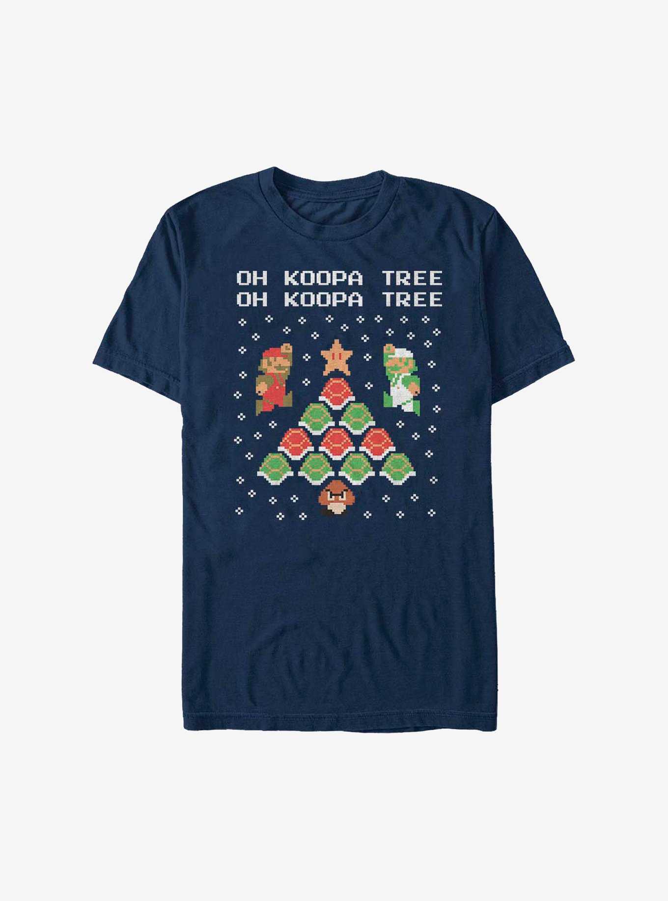 Super Mario Koopa Holiday Tree T-Shirt, , hi-res