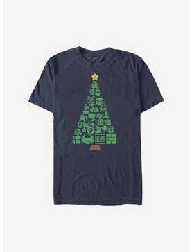 Super Mario Trees A Crowd Holiday T-Shirt, , hi-res