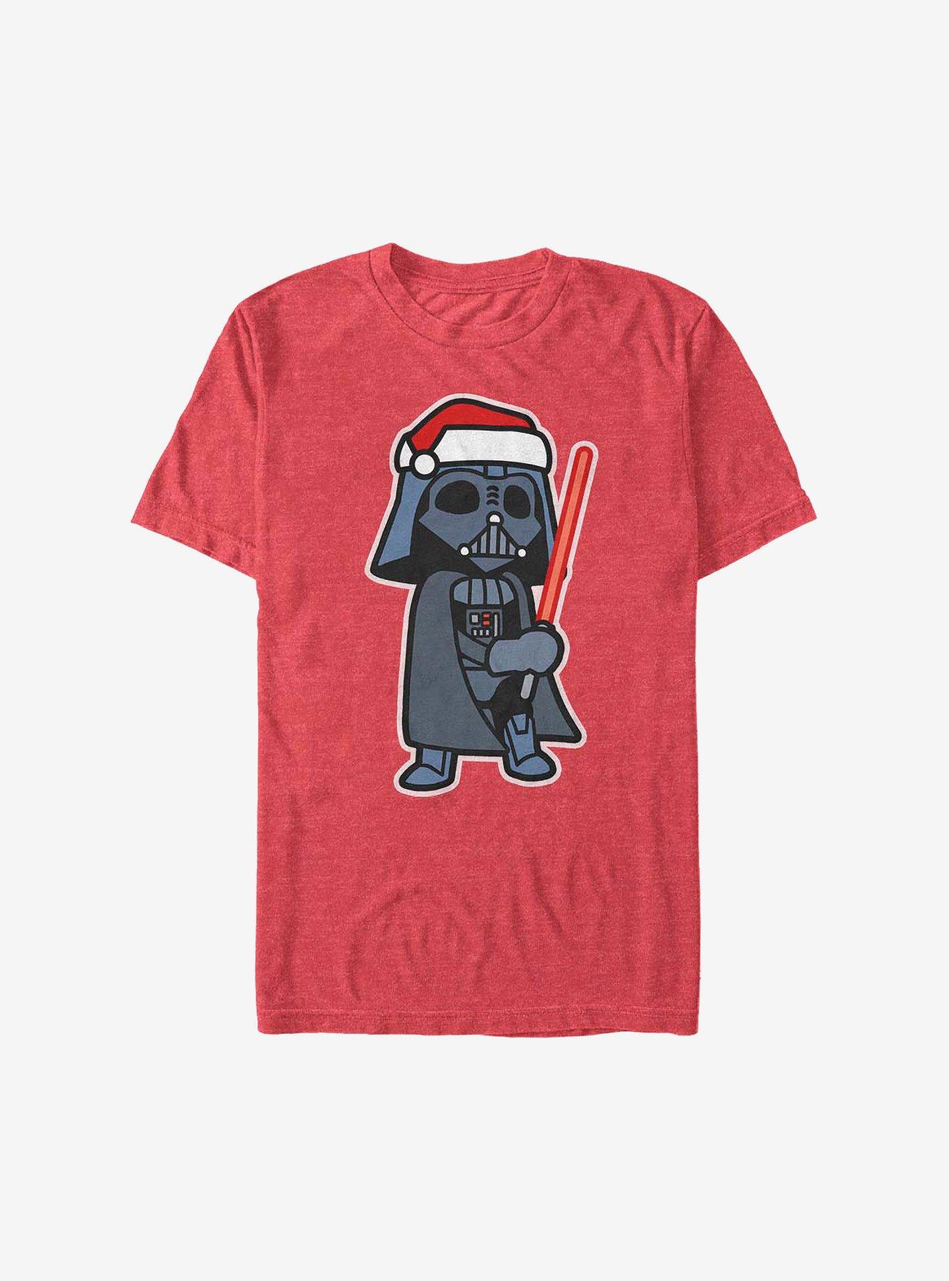 Star Wars Darth Santa Holiday T-Shirt, RED HTR, hi-res