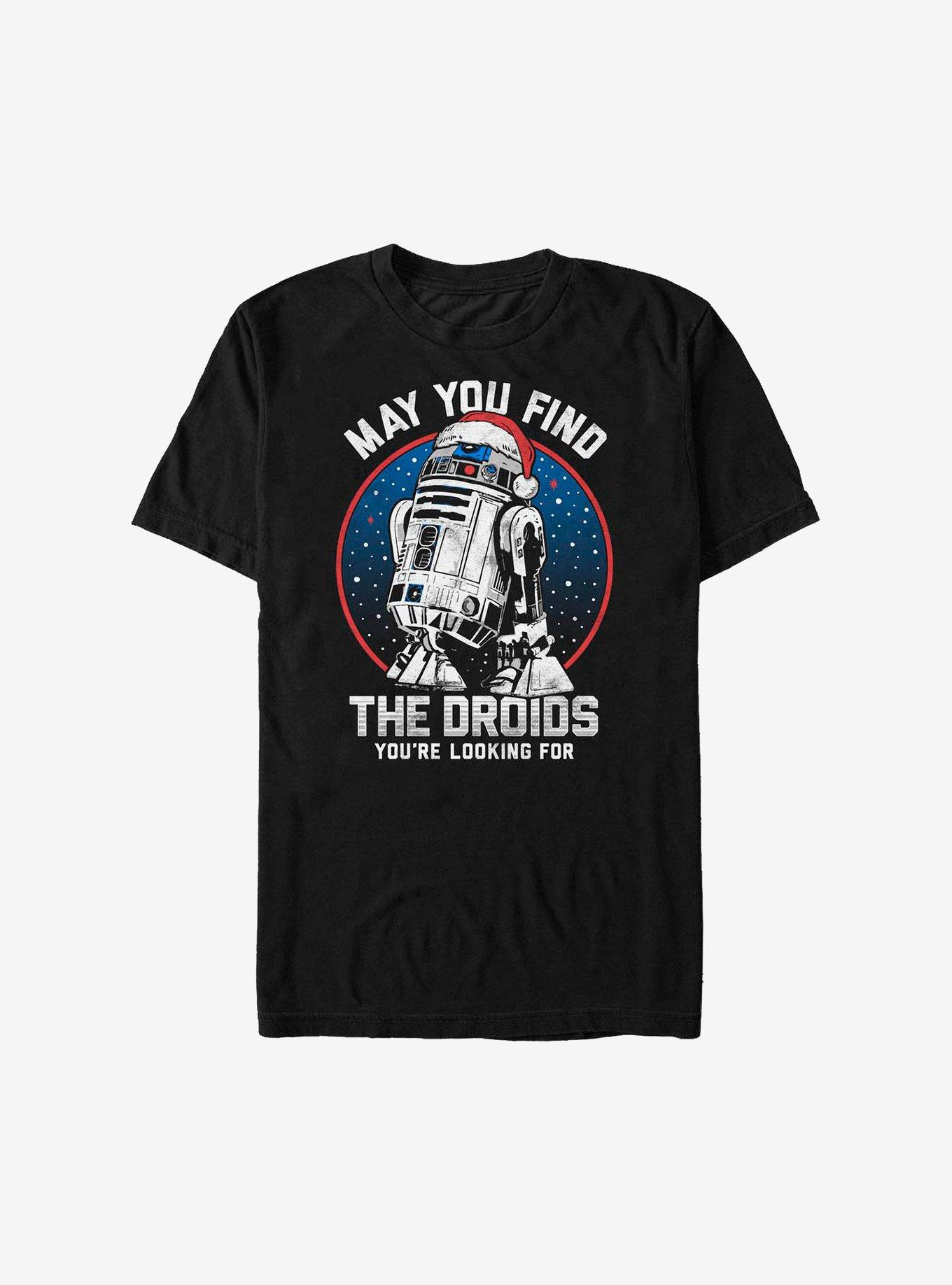 Star Wars Droid Wishes Holiday T-Shirt, BLACK, hi-res