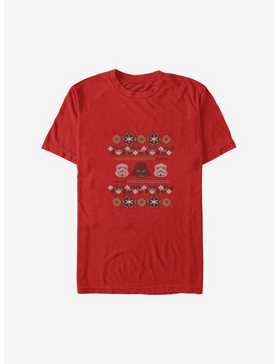 Star Wars Empire Holiday Christmas Pattern T-Shirt, , hi-res