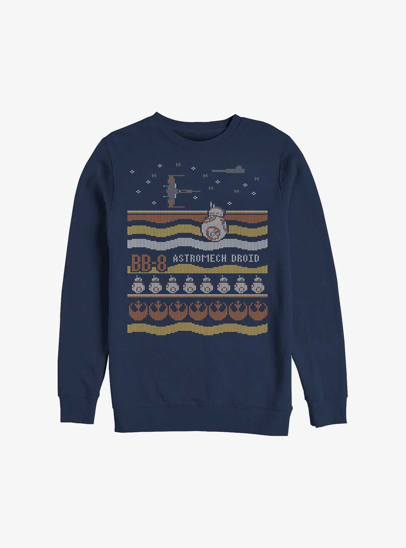 Star Wars Episode VII The Force Awakens Astromech Droid Ugly Christmas Sweater Sweatshirt, , hi-res