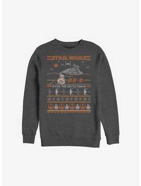 Star Wars Episode VII The Force Awakens BB-8 Resistance Ugly Christmas Sweater Sweatshirt, , hi-res