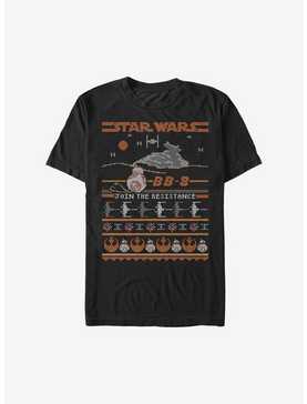 Star Wars Episode VII The Force Awakens Ugly Christmas Sweater T-Shirt, , hi-res
