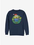 Disney Pixar Toy Story Alien Wreath Holiday Sweatshirt, NAVY, hi-res