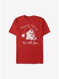 Star Wars Merry Force Holiday T-Shirt, RED, hi-res