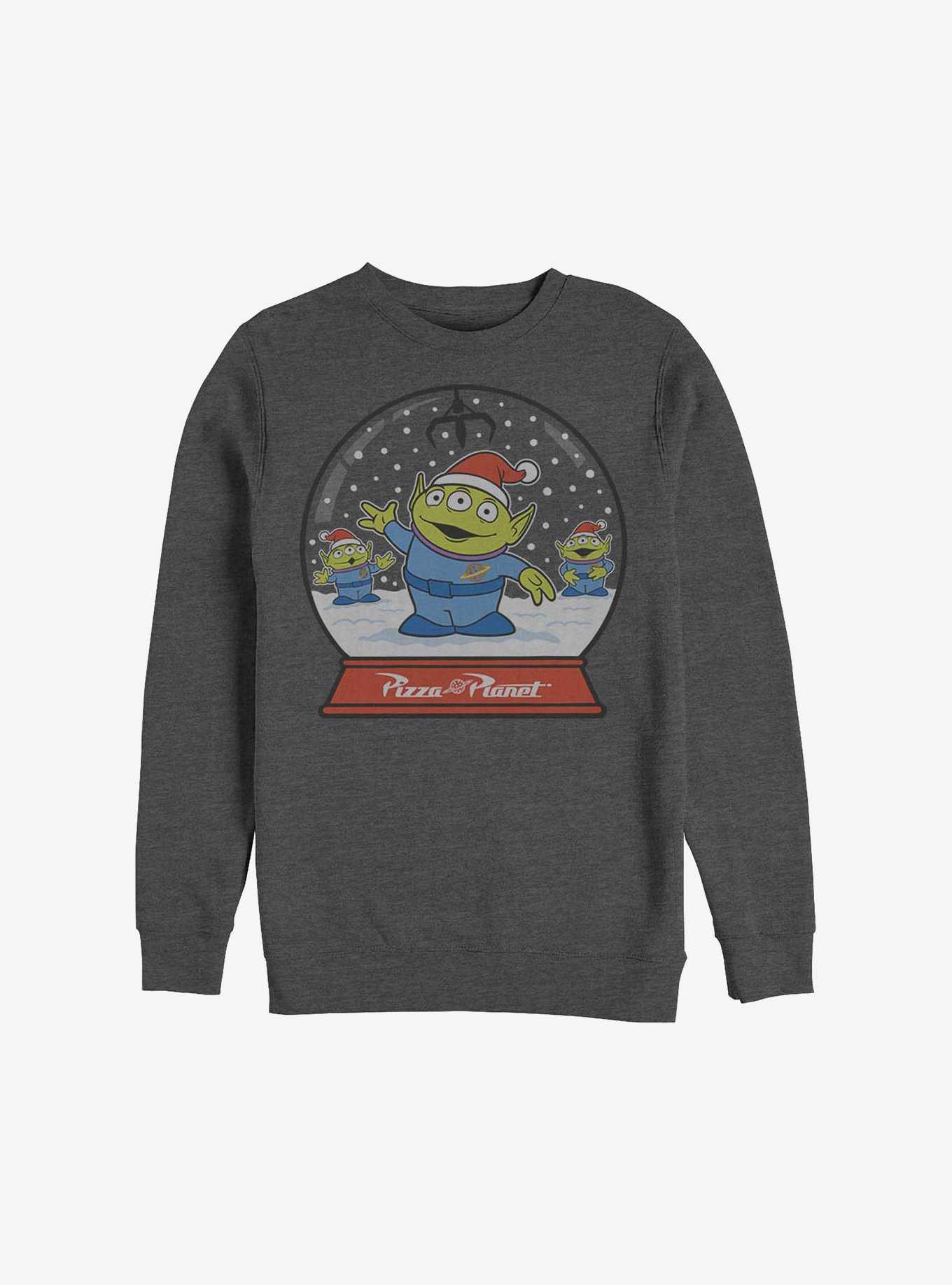 Disney Pixar Toy Story Aliens Snow Globe Holiday Sweatshirt, , hi-res
