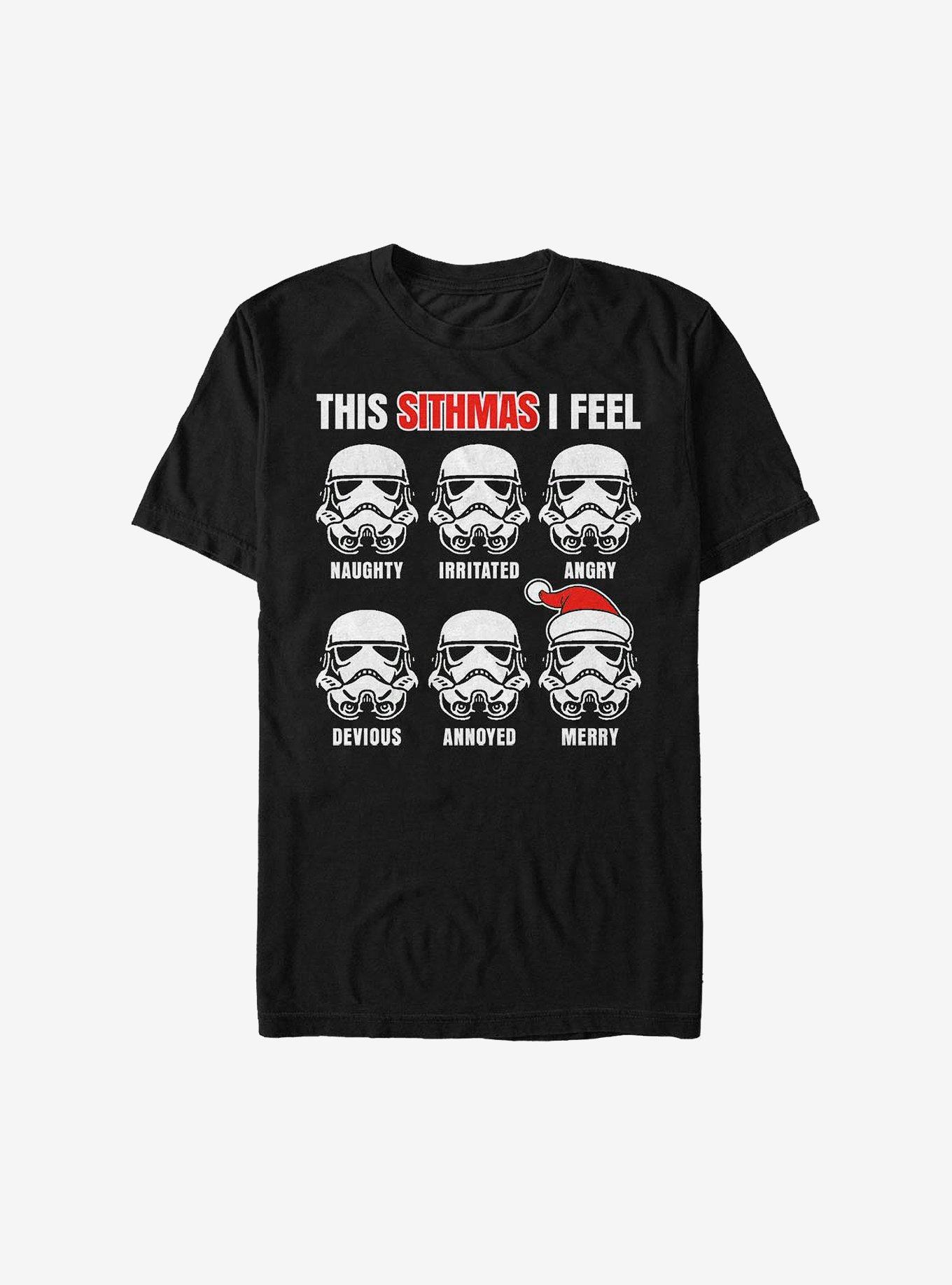 Star Wars Sithmas Feelings Holiday T-Shirt, BLACK, hi-res