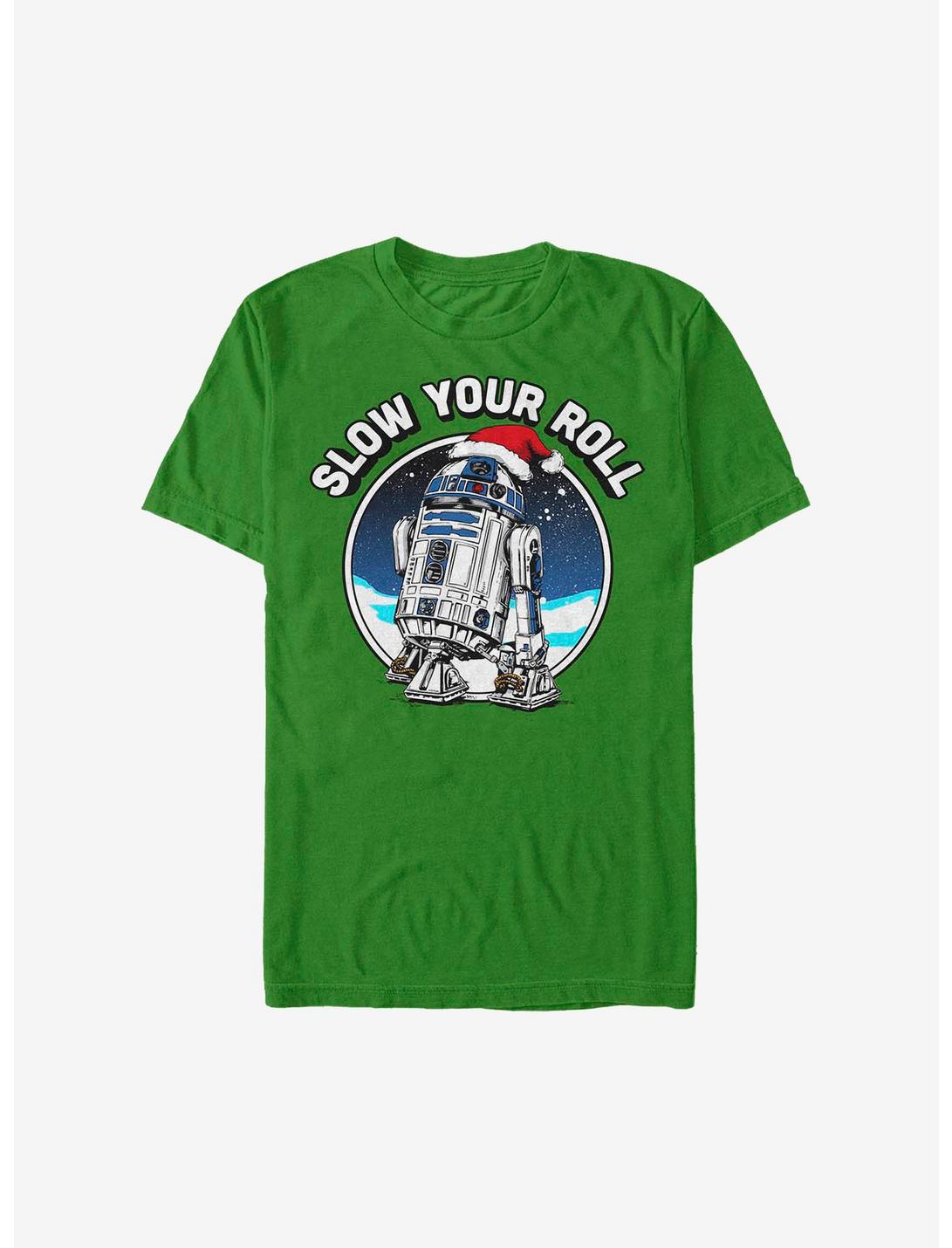 Star Wars Slow Your Roll Holiday T-Shirt, KELLY, hi-res