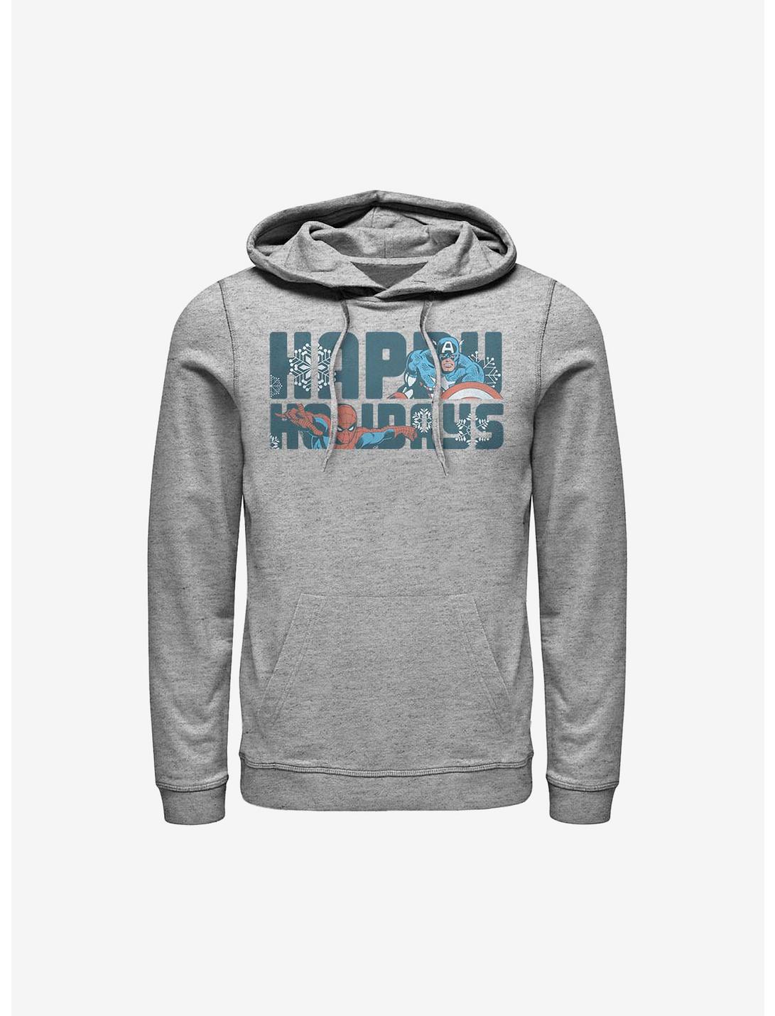 Marvel Avengers Happiest Of Holidays Hoodie, ATH HTR, hi-res