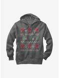 Marvel Avengers Spider-Man Ugly Christmas Sweater Hoodie, CHAR HTR, hi-res