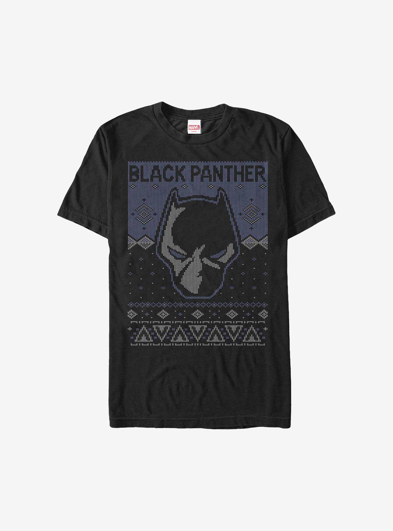 Marvel Black Panther Ugly Christmas Sweater T-Shirt, , hi-res