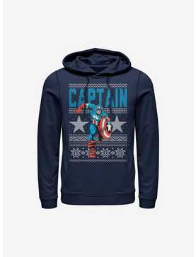 Marvel Captain America Ugly Holiday Sweater Hoodie, , hi-res